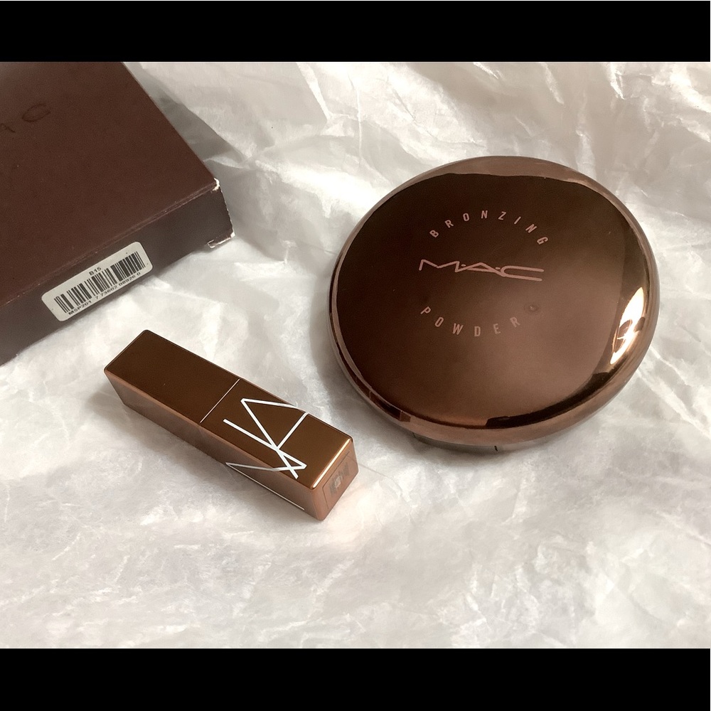 Mac Bronzing powder + Nars Laguna Afterglow lip balm small size, both New